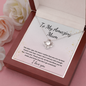 To My Amazing Mum Love Knot necklace