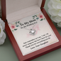 With all my Love, Mother of the Bride love necklace gift