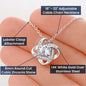 Valentines Love Knot Wife necklace