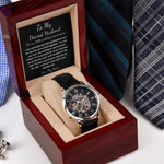 Personalized 10th Anniversary Custom watch gift for husband