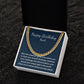 Personalized Cuban Link Chain Happy birthday gift for him