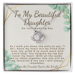 father of bride gift to daughter bride wedding necklace gift