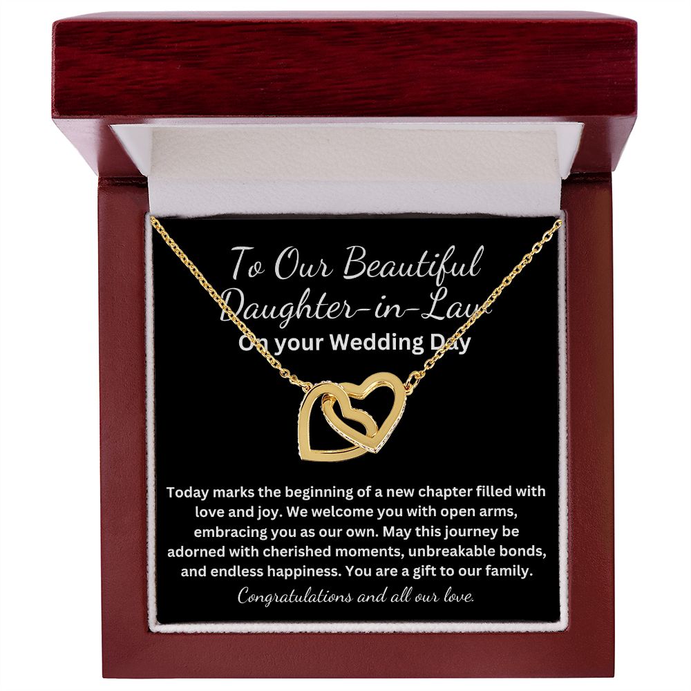 Daughter In Law Wedding Gift My Future Daughter-In-Law heart necklace