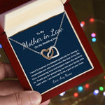 Mother of the Groom / Mother in law Wedding day heart necklace gift