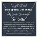Personalized 6th Grade Custom Name Necklace Graduation Gift