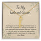Personalized Vertical Name Necklace apology gift for wife or girlfriend