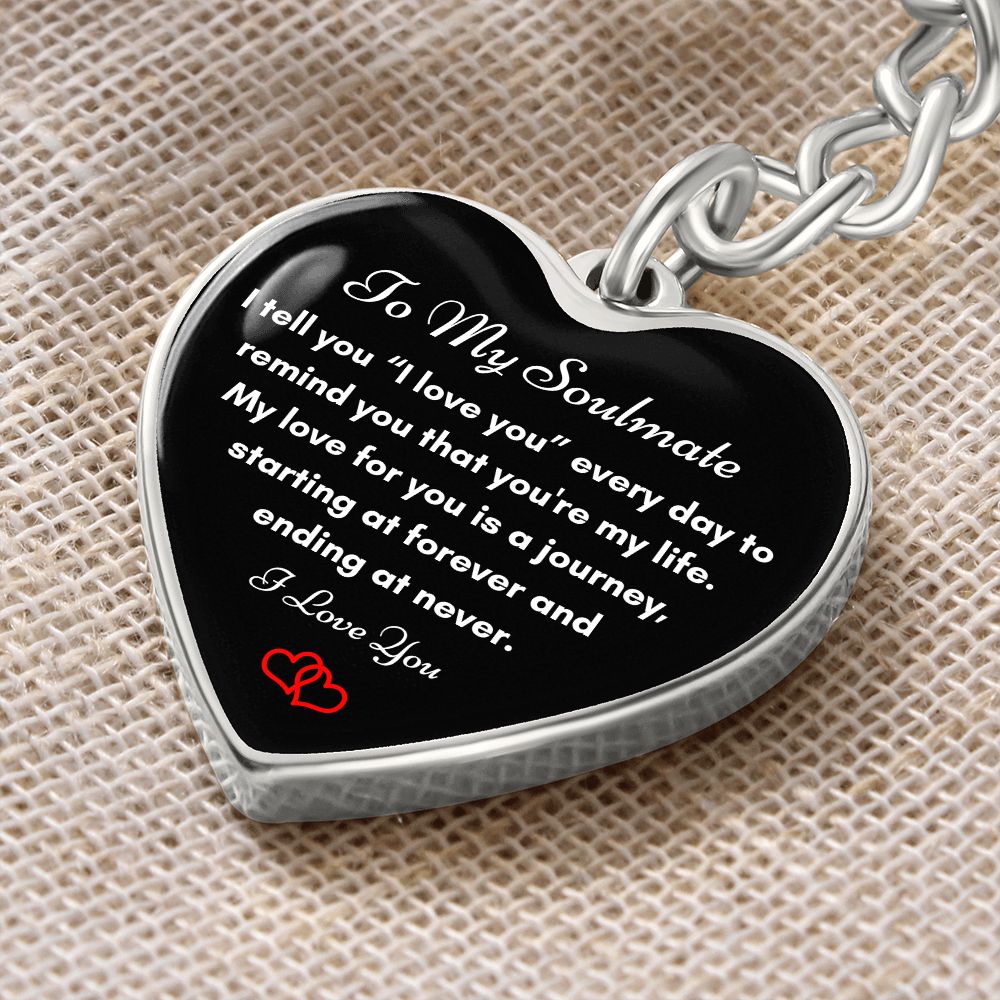 Soulmate Keychain Small Gift for Her