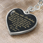 18th Happy birthday keychain gift for daughter from Mum and Dad