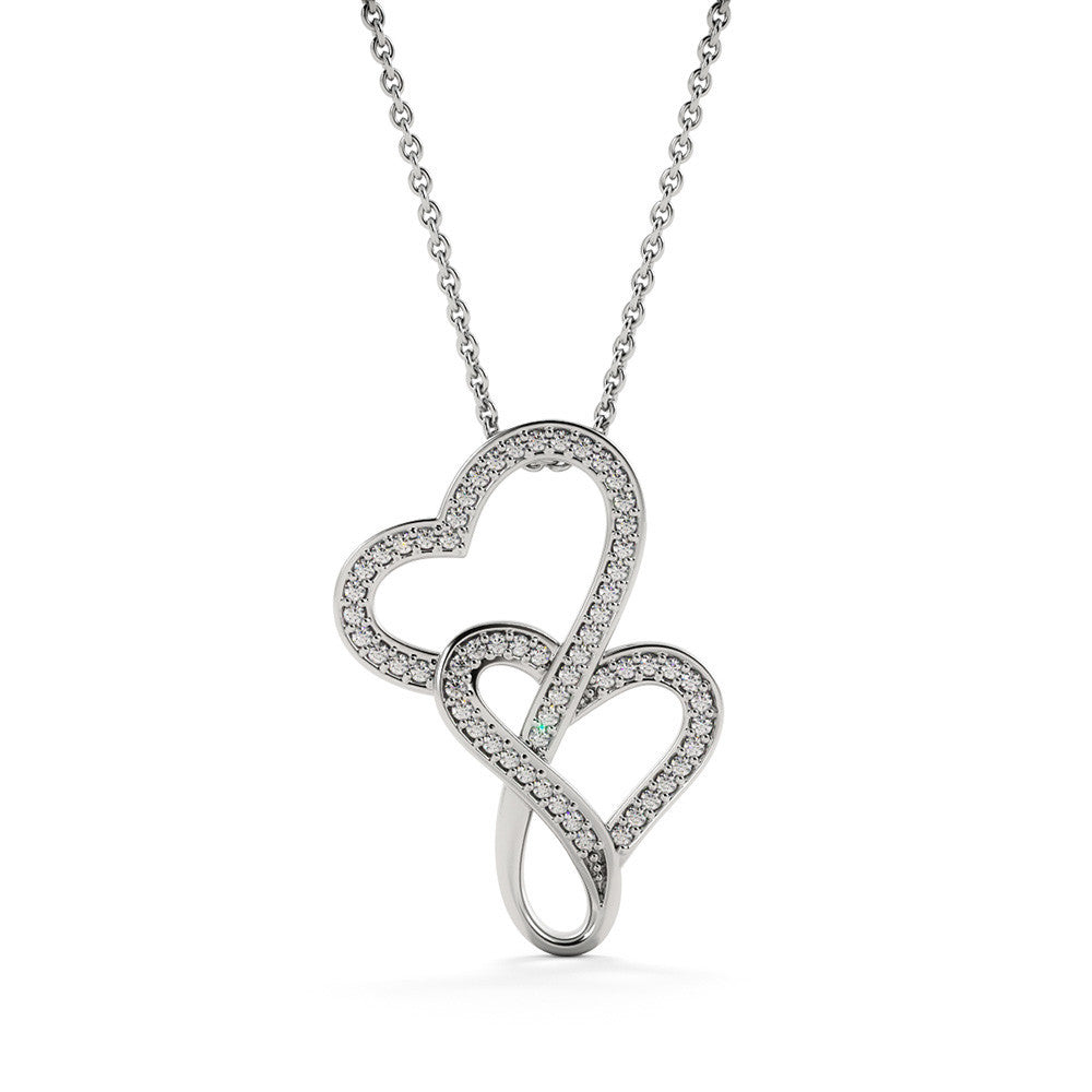 two heart two decades - 20th birthday necklace from Mom Double Hearts Necklace
