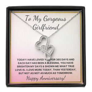 first year Anniversary necklace for girlfriend