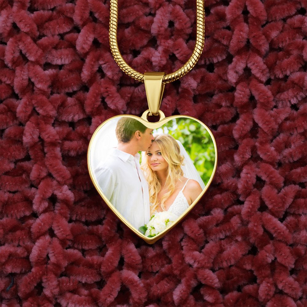 Anniversary Photo necklace gift for wife girlfriend