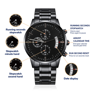 Father of the Groom engraved watch gift