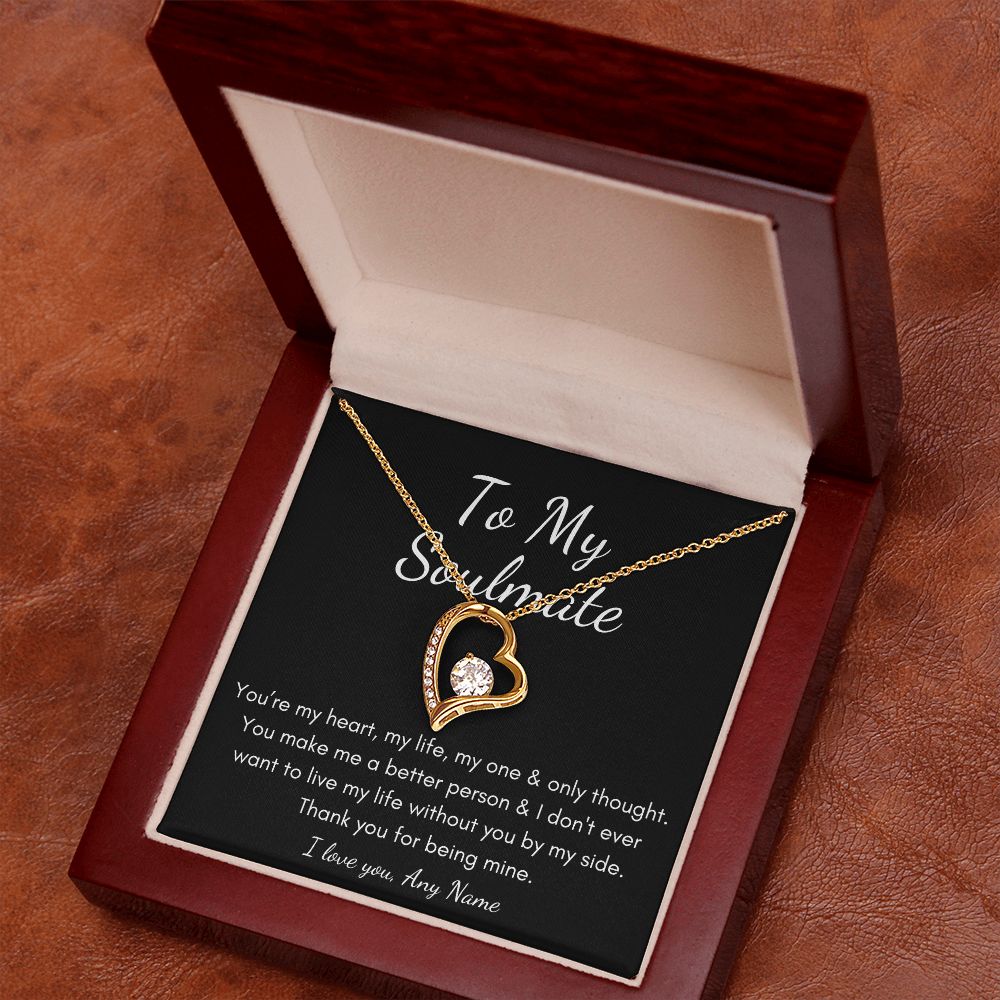Forever Love Personalized Soulmate Necklace fir for wife girlfriend