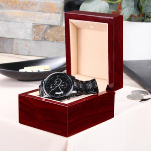 Engraved Watch Gift Love isn't Gifts For Him, Anniversary, Birthday, Gifts for Boyfriend, Husband