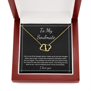 To My Soulmate Gold necklace