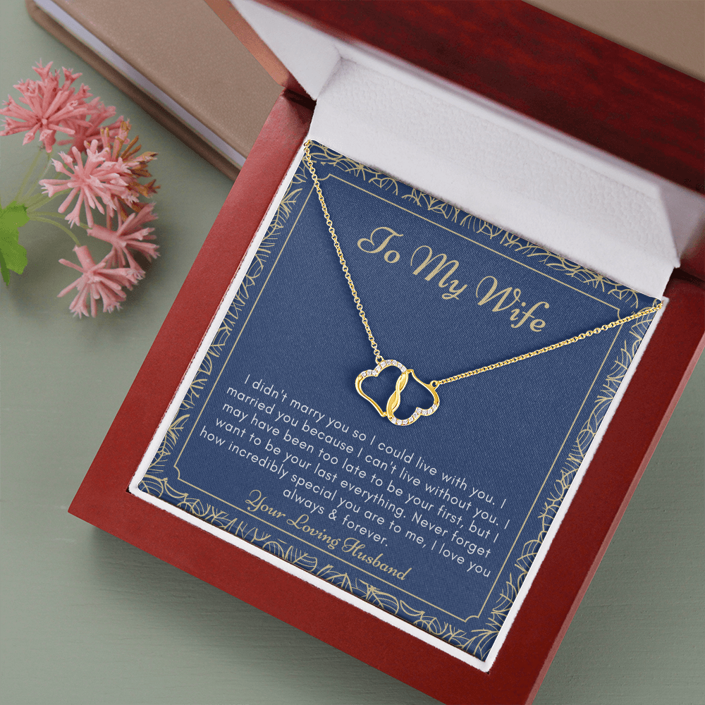 Why I married you Gold necklace for wife