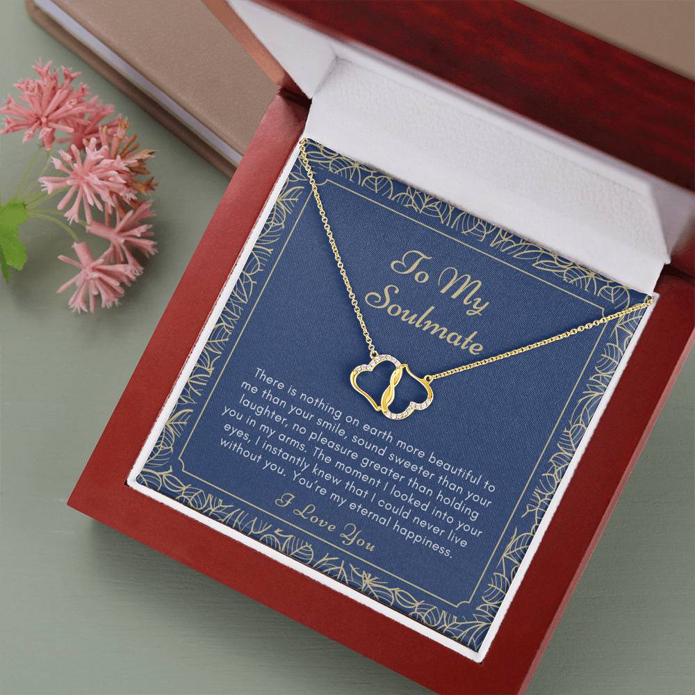 10K Solid Gold Soul Mate Necklace