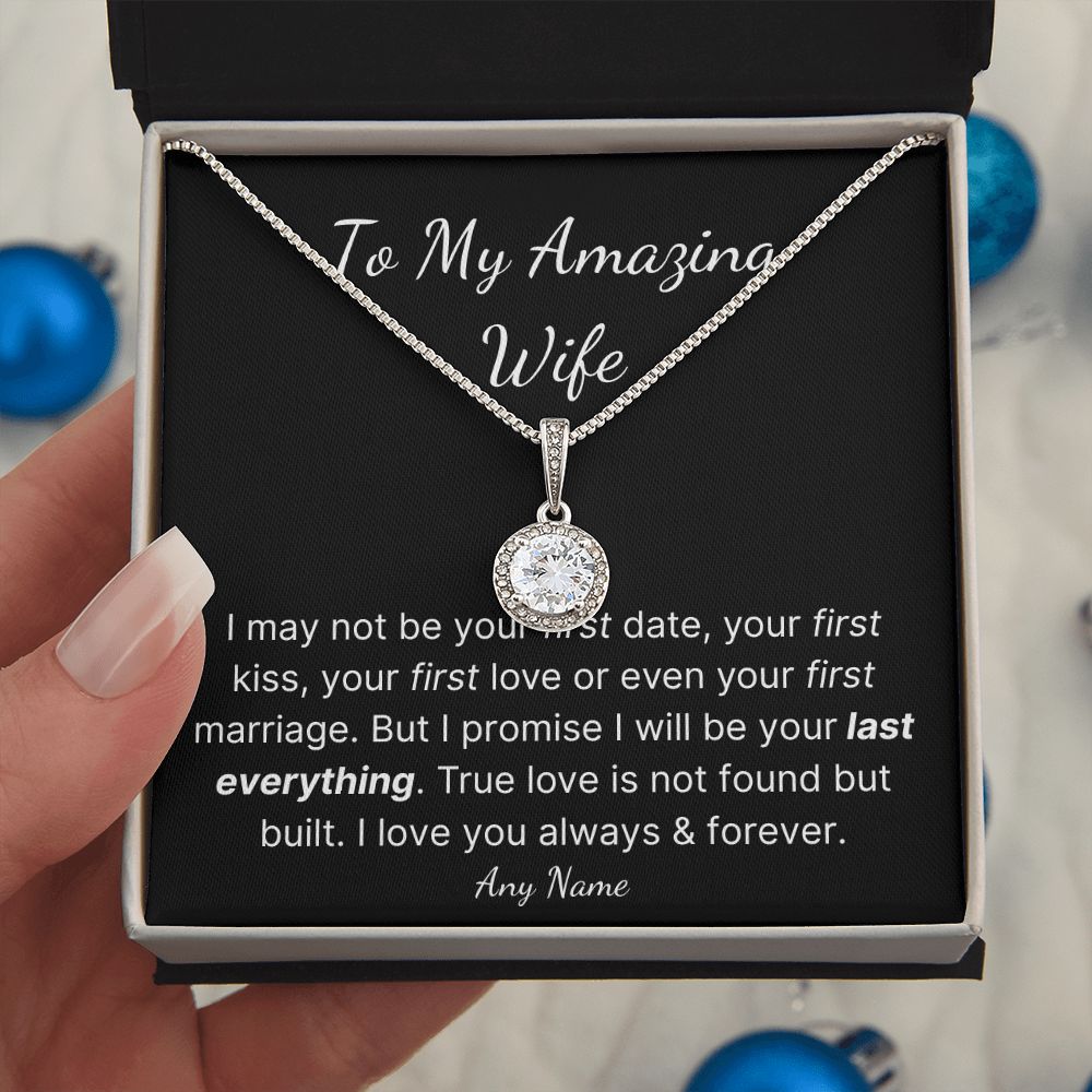 Personalized Eternal Hope Wife Valentines birthday Christmas necklace gift