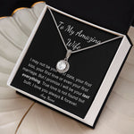 Personalized Eternal Hope Wife Valentines birthday Christmas necklace gift