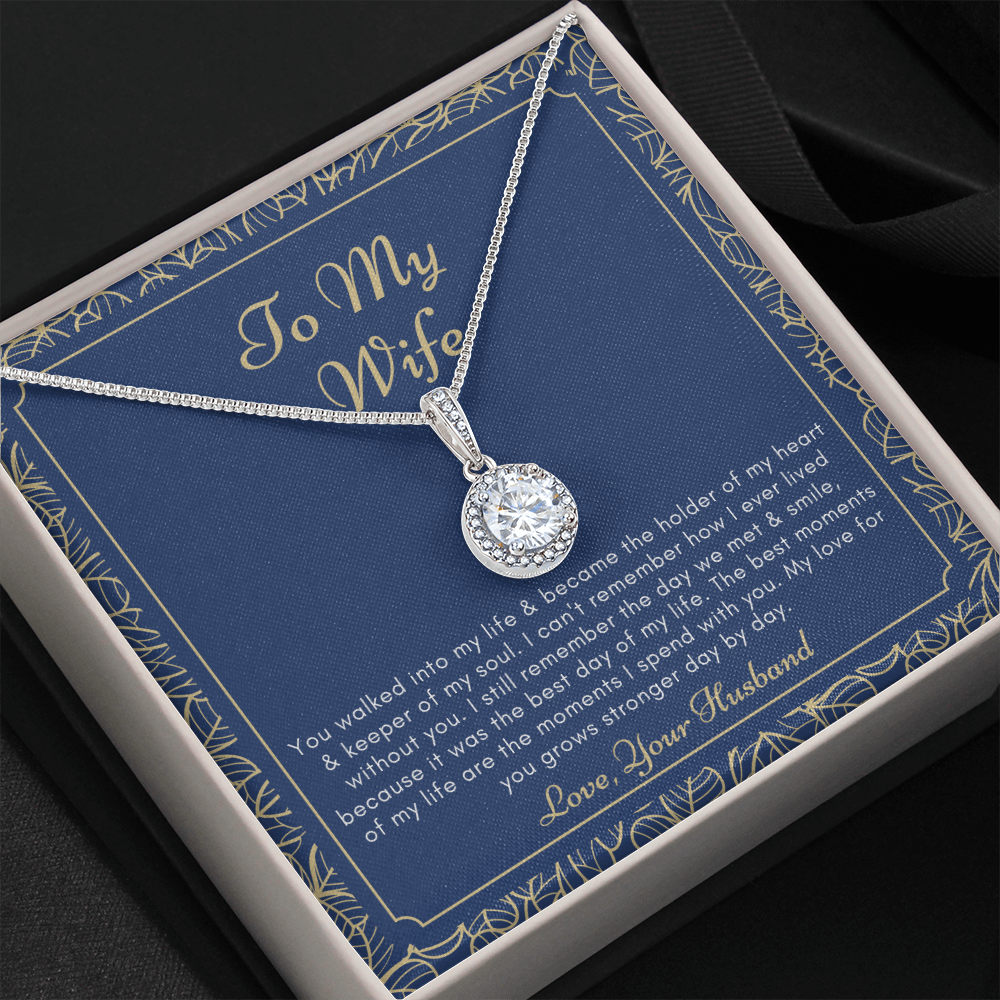 Holder of my soul wife necklace