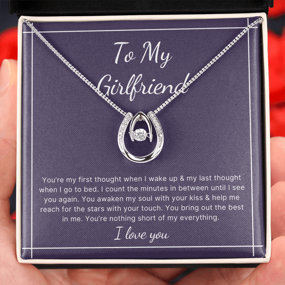 Lucky in Love Girlfriends necklace gift