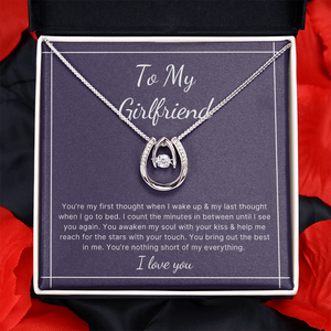 Lucky in Love Girlfriends necklace gift