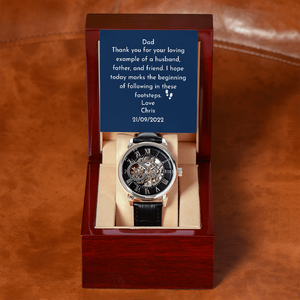 Personalized Wedding gift for Dad from Groom