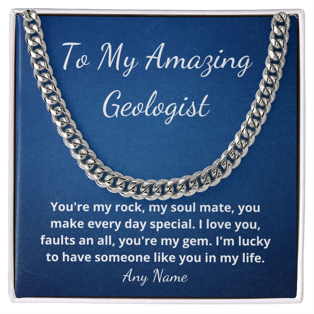 To My Amazing Geologist husband boyfriend gift