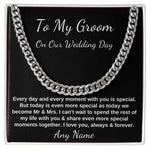 Cuban Link Chain Personalized Groom gifts
