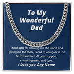 Personalized Thank you dad gift