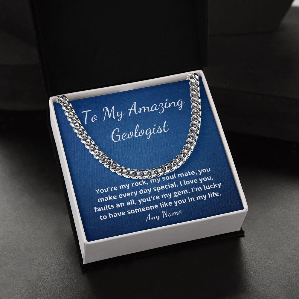 To My Amazing Geologist husband boyfriend gift