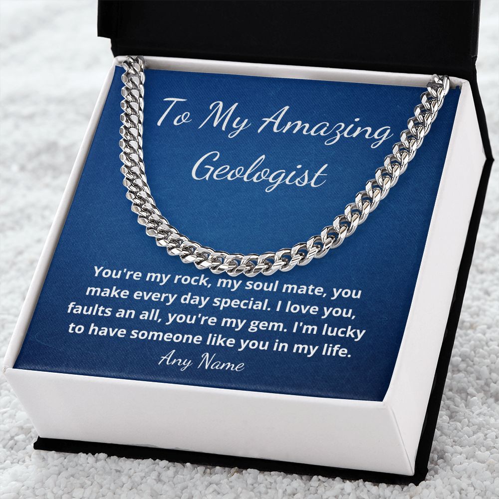 To My Amazing Geologist husband boyfriend gift