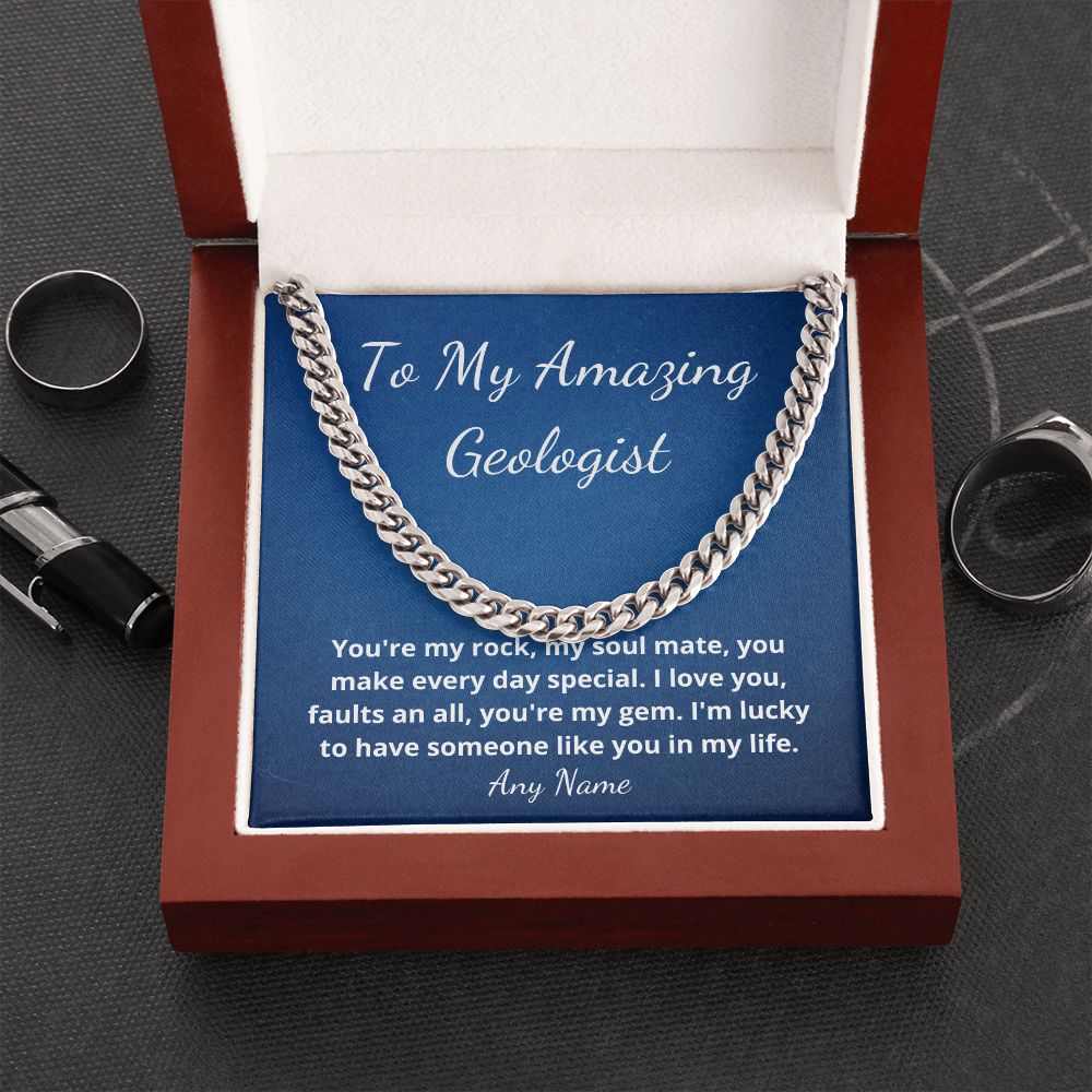 To My Amazing Geologist husband boyfriend gift