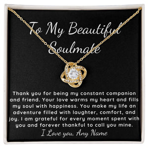 Love Knot Soulmate jewelry Necklace