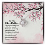 To My Bonus Mum Love Knot Necklace