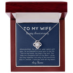 Personalized Islamic Anniversary necklace for wife gift