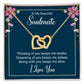 To My Soulmate wife girlfriend Valentines day birthday Christmas necklace