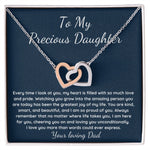 Daughter Necklace Gift From Dad, Birthday Gift For Daughter, Graduation Gift For Her, Father Daughter Necklace