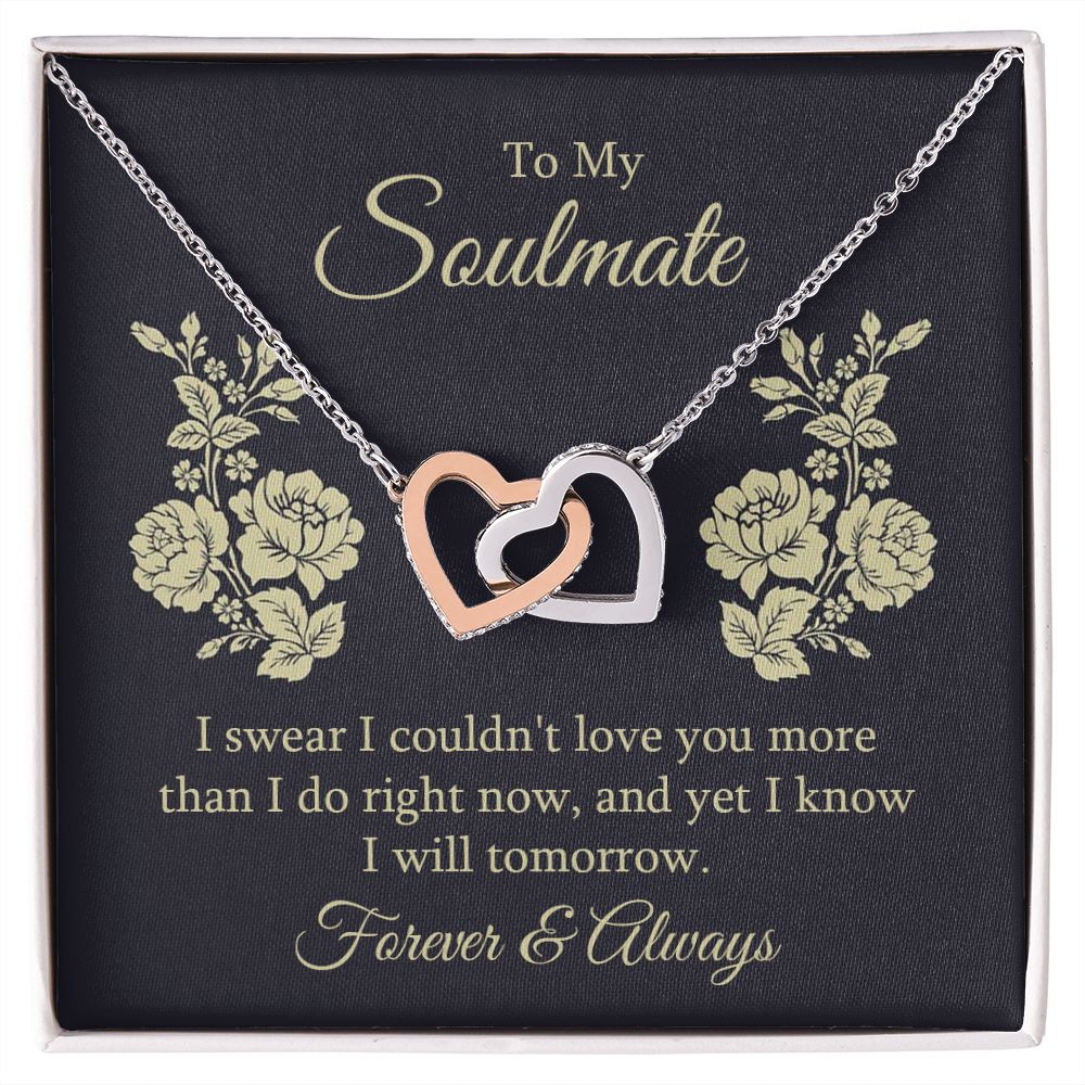 To My Soulmate I love you more