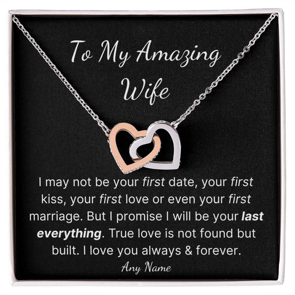 To My Wife - Love is built, I love you Valentines day birthday gift
