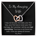 To My Wife - Love is built, I love you Valentines day birthday gift