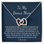 Bonus Mum heart necklace gift