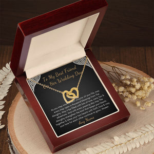 Personalized Interlocking Hearts Islamic Best Friend Wedding gift