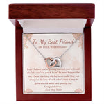 Personalized best friend wedding necklace gift