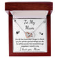 Mother's heart necklace