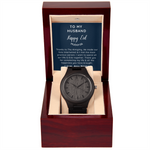 Eid Mubarak Gift for husband wooden watch