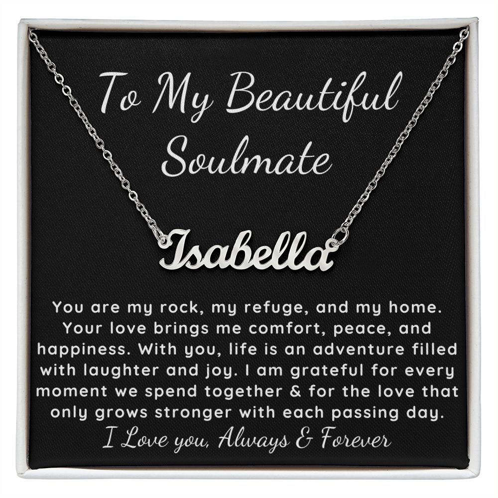 Custom Name Necklace for Soulmate