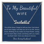 Custom Name Necklace for wife
