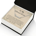 To My Queen apology name necklace