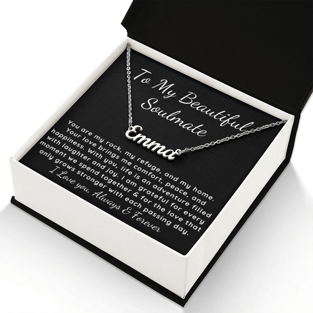 Custom Name Necklace for Soulmate